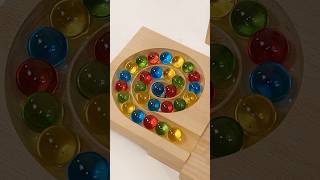 MarbleRun ASMR☆HABA Wooden Slope&Cuboro& spiral Course♪#マーブルラン#haba #cuboro