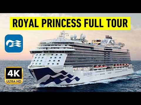 ROYAL PRINCESS - Complete Full 4K Tour of Royal Princess Cruise Ship!