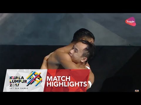 Diving Men's Synchronised 3m Springboard Final Highlights | 29th SEA Games 2017