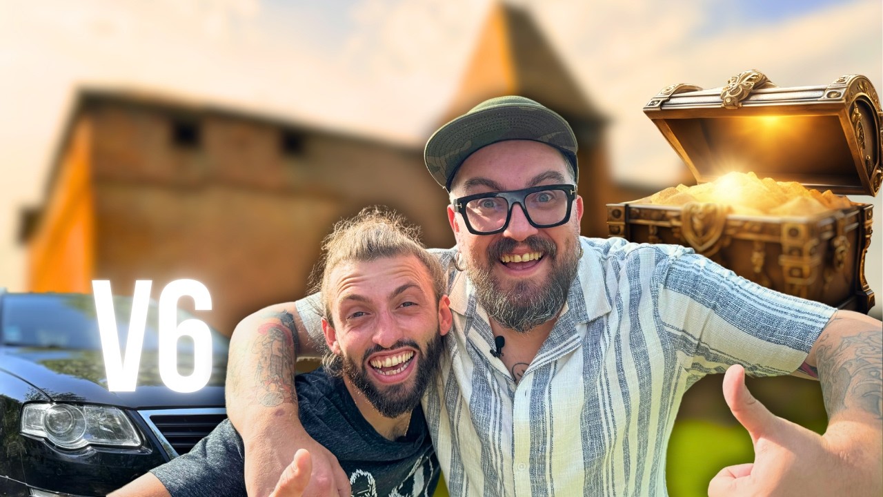 CHASSE au TRÉSOR en Passat V6 avec Gros Adri!!! (on a beaucoup trop ri!!!)