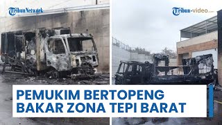 Pemukim Israel Lancarkan Serangan Pembakaran Besar-besaran di Tepi Barat, Bertopeng & Melarikan Diri