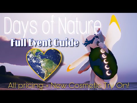 Days of Nature 2022 - ALL New Cosmetics w/ ALL Items in the Game - FULL GUIDE | Sky CotL | nastymold