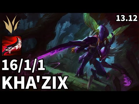 Kha'Zix Jungle vs Gragas - EUW Master | Patch 13.12