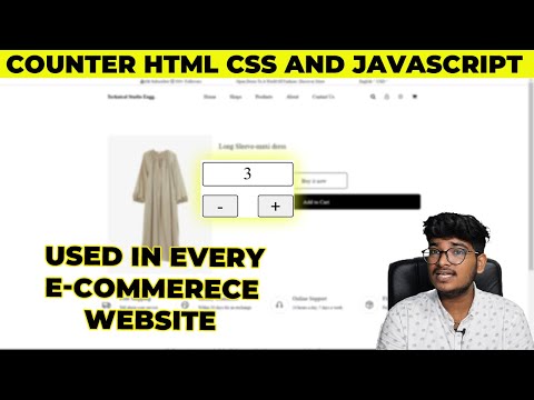 Counter Html Css And Javascript Increment Ana Decrement Functionality Using Javascript Deepak Sir