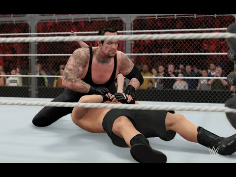 WWE 2K16 (PS4) - The Undertaker vs Brock Lesnar Hell In A Cell Match Gameplay