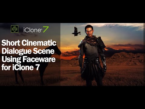 iClone 7 & Character Creator 3 - Short Cinematic Dialogue Scene using Faceware for iClone.