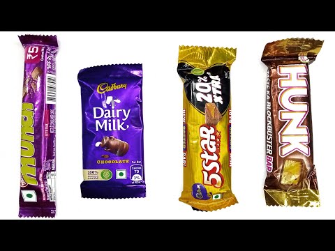 munch vs Dairy milk vs 5star vs Hunk 🍫