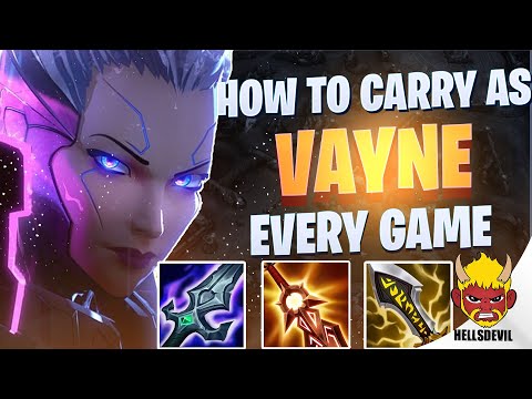 WILD RIFT | How To Carry EVERY GAME With Vayne | Challenger Vayne Gameplay | Guide & Build