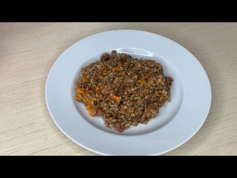 Гречка по купечески с тушёнкой