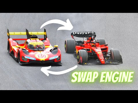 Ferrari F1 2023 vs Ferrari 499P - SWAP ENGINE - WHO WILL WIN? Imola GP