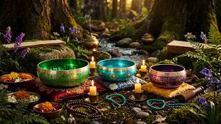 Clear Negative Energy With Tibetan Healing Sounds - Heal The Whole Body, Release Stress