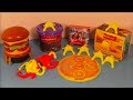 2013 CLOUDY WITH A CHANCE OF MEATBALLS 2 SET OF 4 HARDEE S COLLECTION MOVIE TOYS VIDEO REVIEW