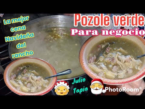 Pozole verde para negocio receta estilo Michoacán