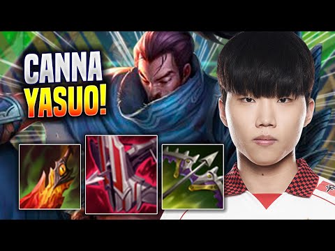 CANNA IS A MONSTER WITH YASUO! - NS Canna Plays Yasuo TOP vs Gnar! | Season 2022
