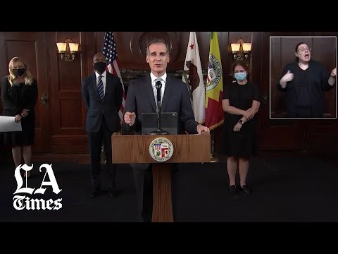 LAPD budget will be cut, Mayor Garcetti says