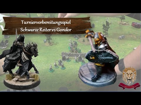 Turniervorbereitungsspiel - Schwarze Reiter vs Gondor - 471 PKT - Meister des Kampfes