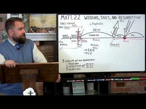 Matthew 22:1 to 46 Wedding, Taxes, and Resurrection