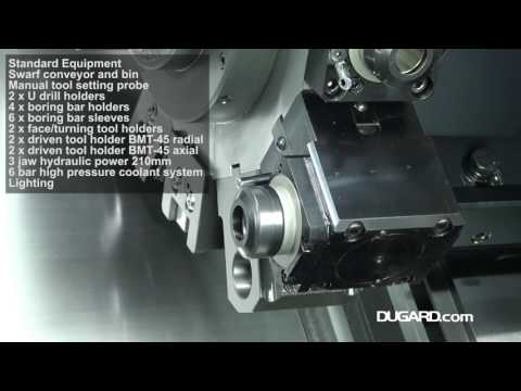 Токарный обрабатывающий центр с револьверной головкой SMEC PL1600 - Видео c Youtube №1