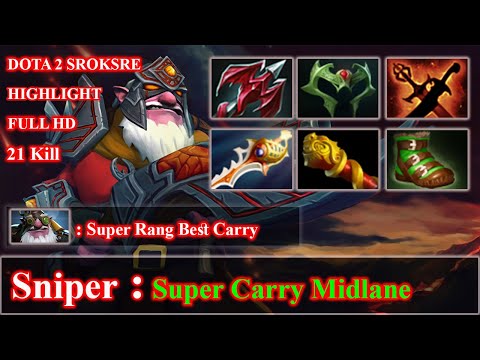 Miracle [Sniper] Midlane 100% Can't Kill Him With Insane Max Range Electric Shot 7.27 Dota 2
