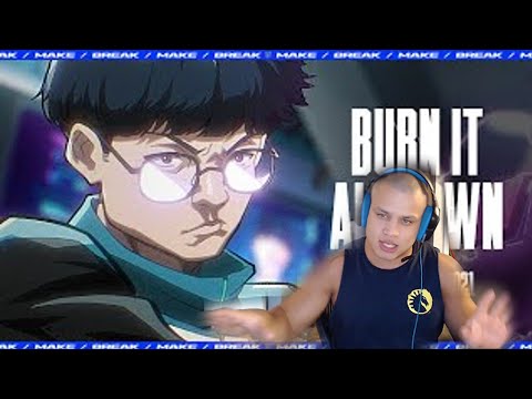 Tyler1 Reacts to "WORLDS SONG 2021 Burn It All Down (ft. PVRIS)" (+Chat Reaction)