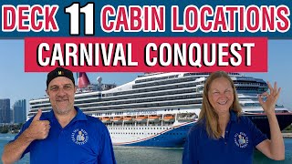 Carnival Conquest Deck 11 Cabin Guide – Find Yours Fast! | Tall Man’s Cruise Adventures