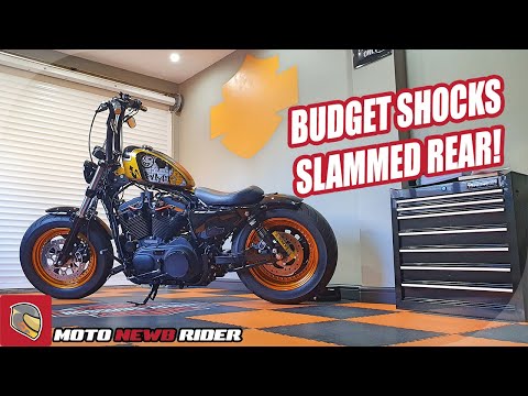 Install Budget Shocks on a Sportster 10.5 inch