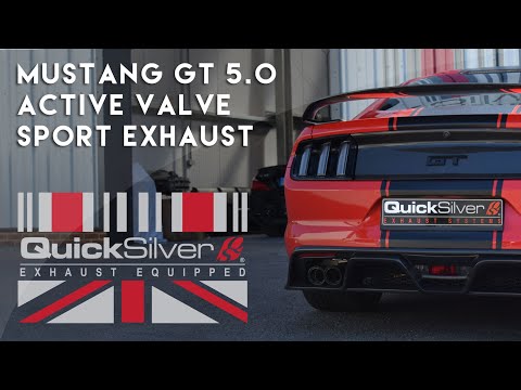 Ford Mustang 5.0 GT - Sound Architect Active Valve Sport Exhaust with X-Pipe and Quad carbon Tips