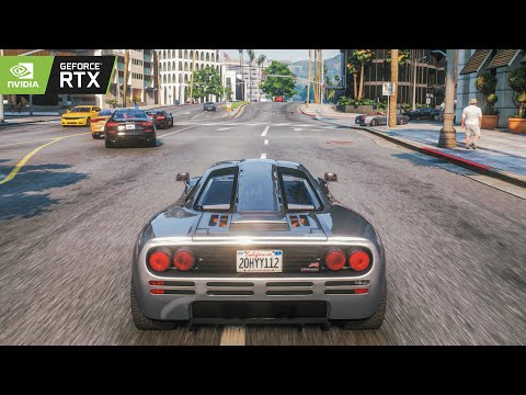 GTA 5 with Real Life Graphics MODS! Maxed-Out Ray Tracing Gameplay on NVIDIA GEFORCE RTX 3090