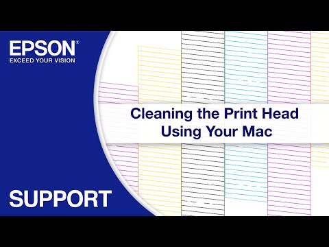 Cleaning the Print Head via Mac