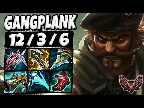 Gangplank TOP vs Olaf [ OTP ] Lol Korea Grandmaster Patch 12.20 ✅