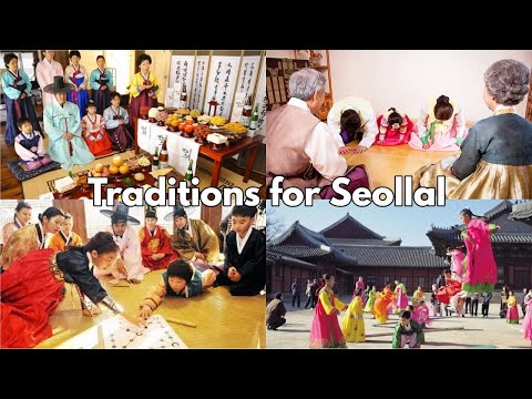 Traditions for Seollal Korean Lunar New Year - ancestral rites and holiday customs