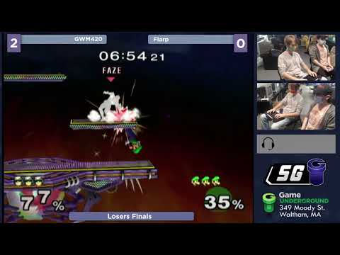 SG 24.9 SSBM - GWM420 (Fox, Falcon) vs. Flarp (Luigi) - Melee LF