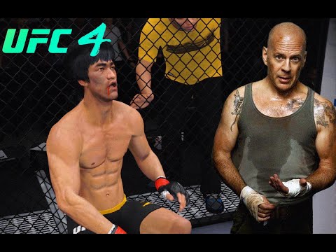 UFC4 Bruce Lee vs  Bruce Willis EA Sports UFC 4 - Epic Fight