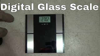 How To Operate The Digital Glass Weight Scale From Walgreens