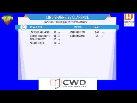 Cricket Tasmania Premier League - Men's 1st Grade - Round 27 - Lindisfarne v Clarence - Day 1