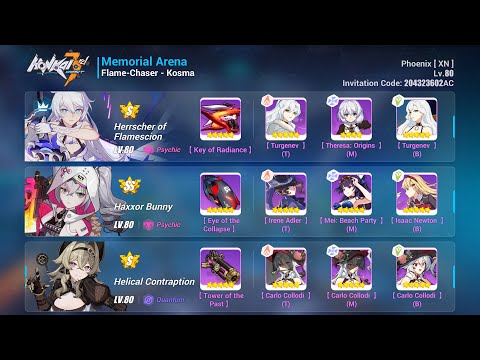 [ HI3 ] Masters MA - Kosma [ 38.144/31.786 ] - Vill-V