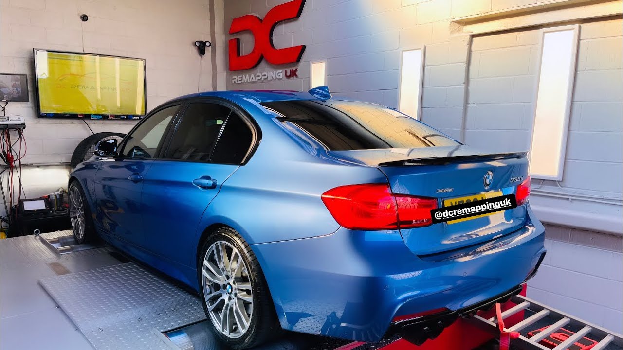 BMW 335d on the DC Remapping UK 4WD dyno