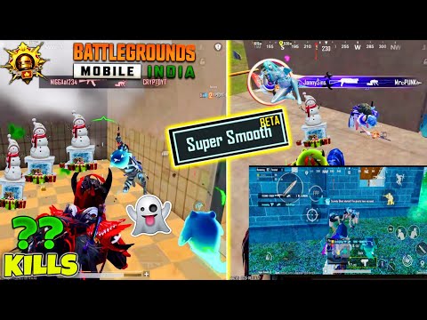 BGMI Super Smooth Beta Gameplay 👻 I GhostMode Unlimited Kills??🔥