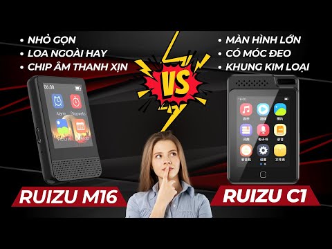 Máy Nghe Nhạc Bluetooth Ruizu M16 32Gb Màn Hình Cảm Ứng