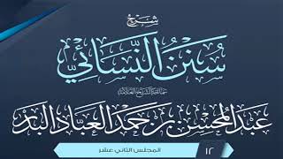 المجلس (12) | شرح سنن النسائي | الشيخ عبد المحسن العباد البدر | #الشيخ_عبدالمحسن_العباد image
