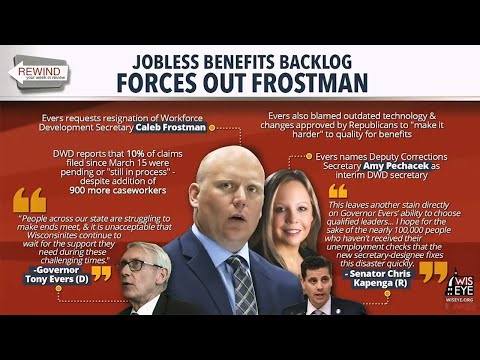 WisEye Morning Minute: Jobless Benefits Backlog Forces Out Frostman