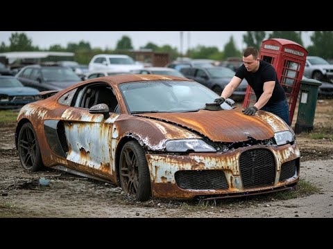 ASMR Car Restoration $3550000 a Bugatti Veyron 2010 from Total Disrepair to Looking New