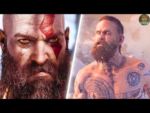 KRATOS Vs BALDUR FINAL BOSS FIGHT & ENDING ONLY CUTSCENES - ULTRA HD.