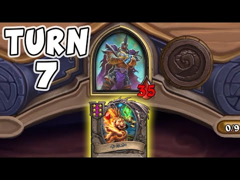 GAME ENDED AT TURN 7 | 9費遊戲結束 | Hearthstone Battlegrounds