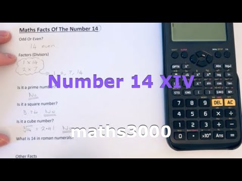 Number 14 Maths Facts (Is It Even Or Odd? Factors Of 14, 14 In Roman Numerals, Is 14 A Prime Number)