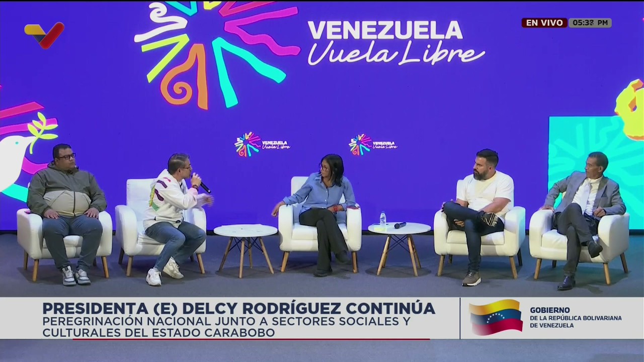 Delcy Rodríguez en Carabobo, peregrinación contra las sanciones, 28 abril 2026
