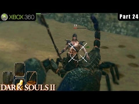 Dark Souls 2 - Xbox 360 Walkthrough Gameplay Part 24 (Big Frog,Big Scorpion-Man)