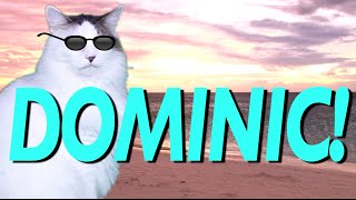 HAPPY BIRTHDAY DOMINIC! - EPIC CAT Happy Birthday Song