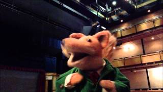 preview picture of video 'Basil Brush Interviewed At Theatr Brycheiniog, Brecon'