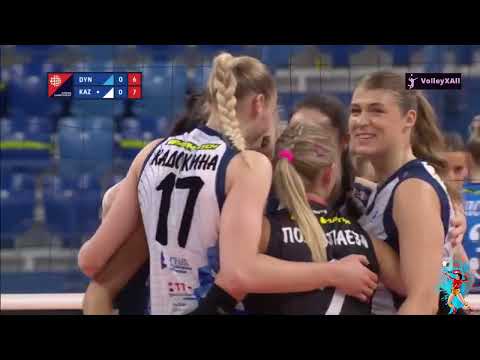 Dynamo Moscow 2-3 Dinamo Kazan volleyball Russia League 2021